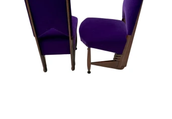 Pair of Amsterdamse School Chairs by Michel De Klerk for 't Woonhuys, 1916